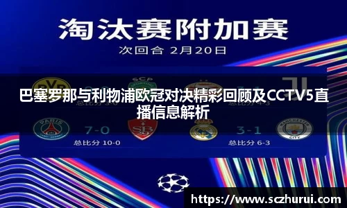 巴塞罗那与利物浦欧冠对决精彩回顾及CCTV5直播信息解析